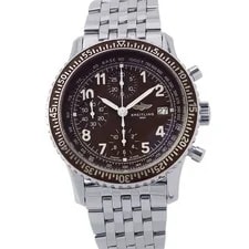 Breitling — Breitling Aviastar Date Chronograph 42mm Stainless Steel Brown Dial A13024 — Watch — resale