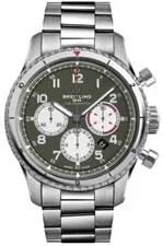 Breitling — Breitling Aviator 8 Curtiss Warhawk 43mm Green Dial AB01192A1L1A1 — Watch — resale