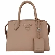 Prada — Prada Monochrome 2Way Hand 1Ba269 2Erx F00Rk Cipria 1 — Handbag — resale