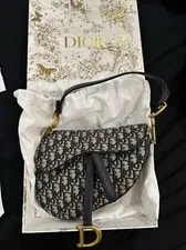 Dior — Christian Dior Jaquard Monogram With Box! — Handbag — resale