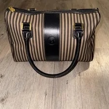 Fendi — Fendi Penguin Roma Italy 1925 Double Handle Satchel — Handbag — resale