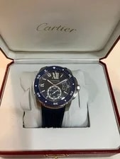Cartier — About 10 Times Caliber de Cartier Navy Blue Diver — Watch — resale
