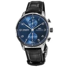 IWC — New IWC Portugieser Automatic Chronograph Blue Dial IW371606 — Watch — resale