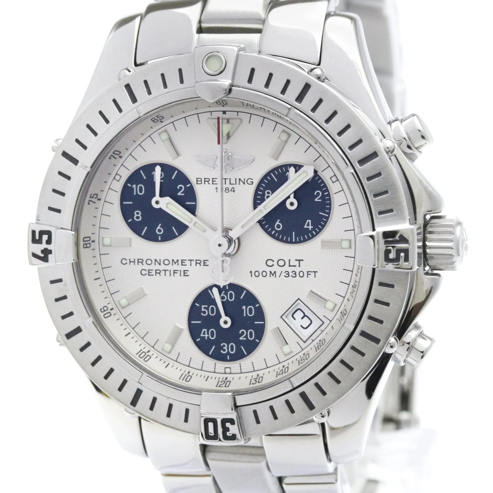 Breitling — Breitling Colt Chronograph Quartz Stainless Steel — Watch — resale