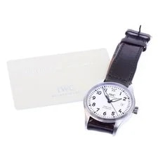 IWC — IWC Pilot Mark Xviii IW327002 40mm SS/Leather Silver #C16617 — Watch — resale