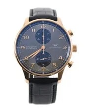 IWC — IWC Portuguese Chronograph 18K Rose Gold IW371482 — Watch — resale
