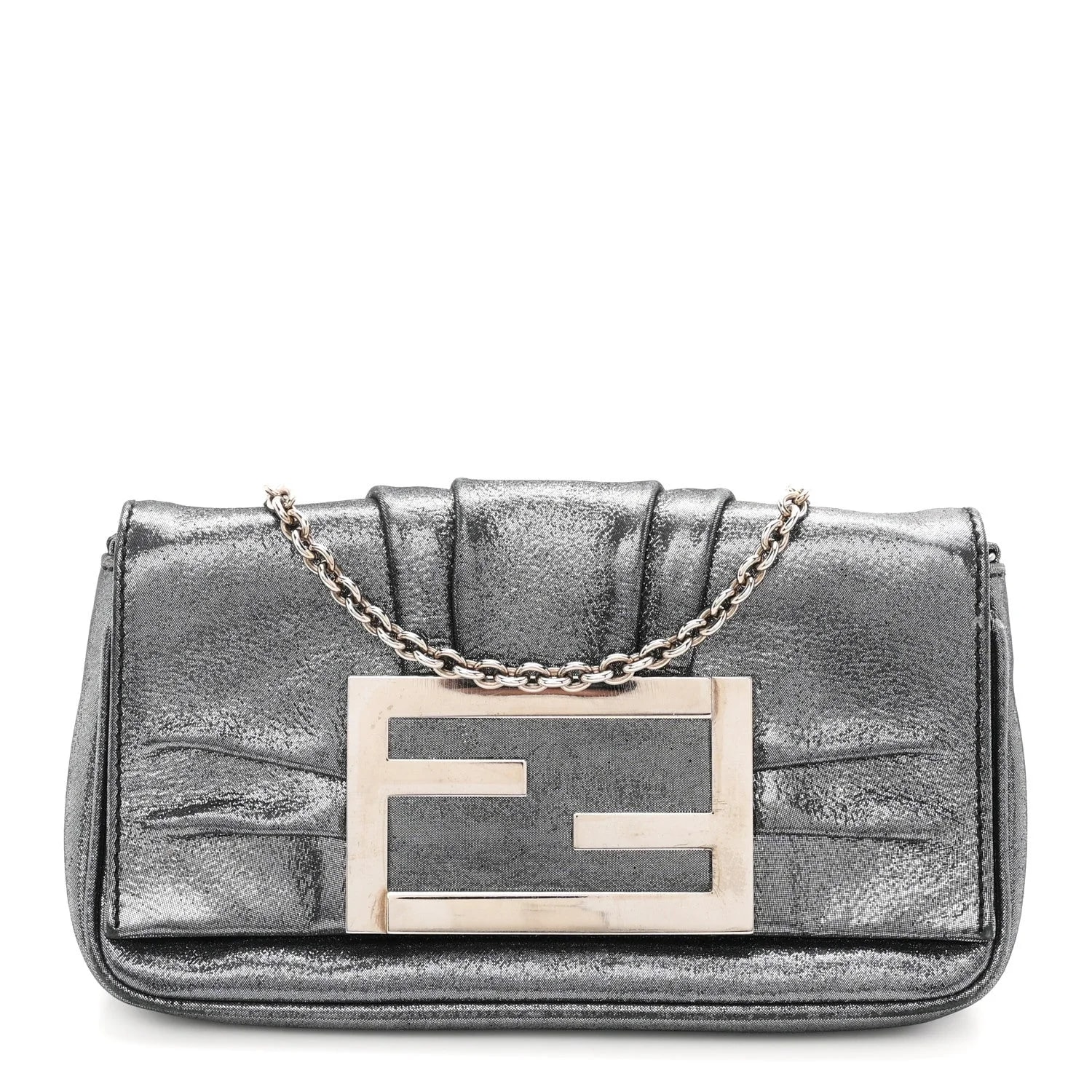 Fendi — Metallic Mia Pochette — Handbag — resale