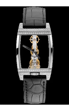 Worldofluxuryus — Corum Golden Bridge 18K White Gold & Diamonds — Watch — resale