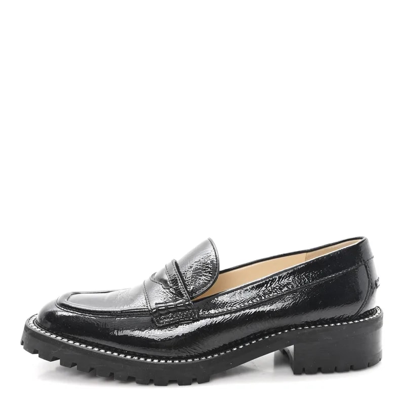 Jimmy Choo — Naplack Welt Deanna 30 Penny — Designer Shoe — resale