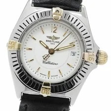 Breitling B52044 Calistino Date Quartz _950382 Authentic From Japan