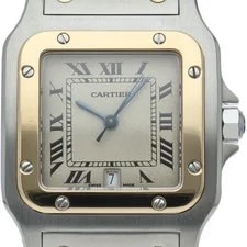 Cartier — Cartier Santos Galbe LM Two-tone W20011C4 K18YG/Stainless Steel mensWa... — Watch — resale