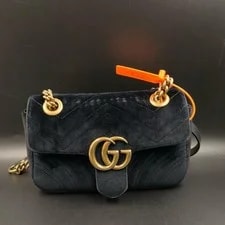 Gucci — Gucci GG Marmont Series Logo Chain Quilted - Very Good #RFTDX5 — Handbag — resale