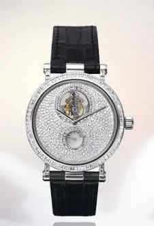 Worldofluxuryus — Van Cleef & Arpels Midnight Tourbillon Vendome 18K White Gold & Diamonds — Watch — resale