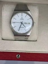 Omega — Omega Seamaster 166.0215 White Dial Day Date Automatic ’S — Watch — resale