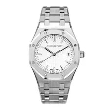 Audemars Piguet — Audemars Piguet Royal Oak 34MM Silver Index Hour Markers Dial Stainless... — Watch — resale
