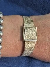 Jaeger-LeCoultre — Jaeger-LeCoultre 14K Gold Covered Cocktail Manual Winding Bracelet — Watch — resale