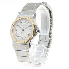 Cartier — Cartier Santos Octagonal LM W2001583 29mm SS Beige #C17246 — Watch — resale