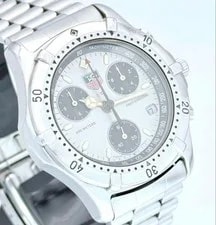 Heuer — BattTAG Heuer Chronograph 560.206 Professional Date Quartz Gray Dial — Watch — resale