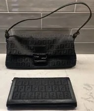 Fendi — Fendi Baguette & Bifold Wallet — Handbag — resale