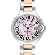 Cartier — Cartier Ballon Bleu 33 Steel Rose Gold Pink MOP W6920070 — Watch — resale