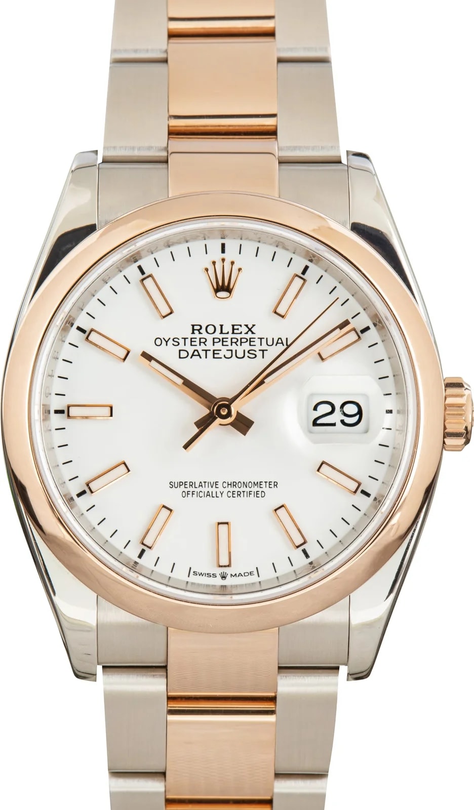Rolex — Rolex Datejust 126201 Stainless Steel & Everose Gold — Watch — resale