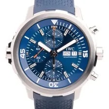 IWC — New IWC Aquatimer Chronograph Steel Case Automatic 44 Mm Blue IW376806 — Watch — resale