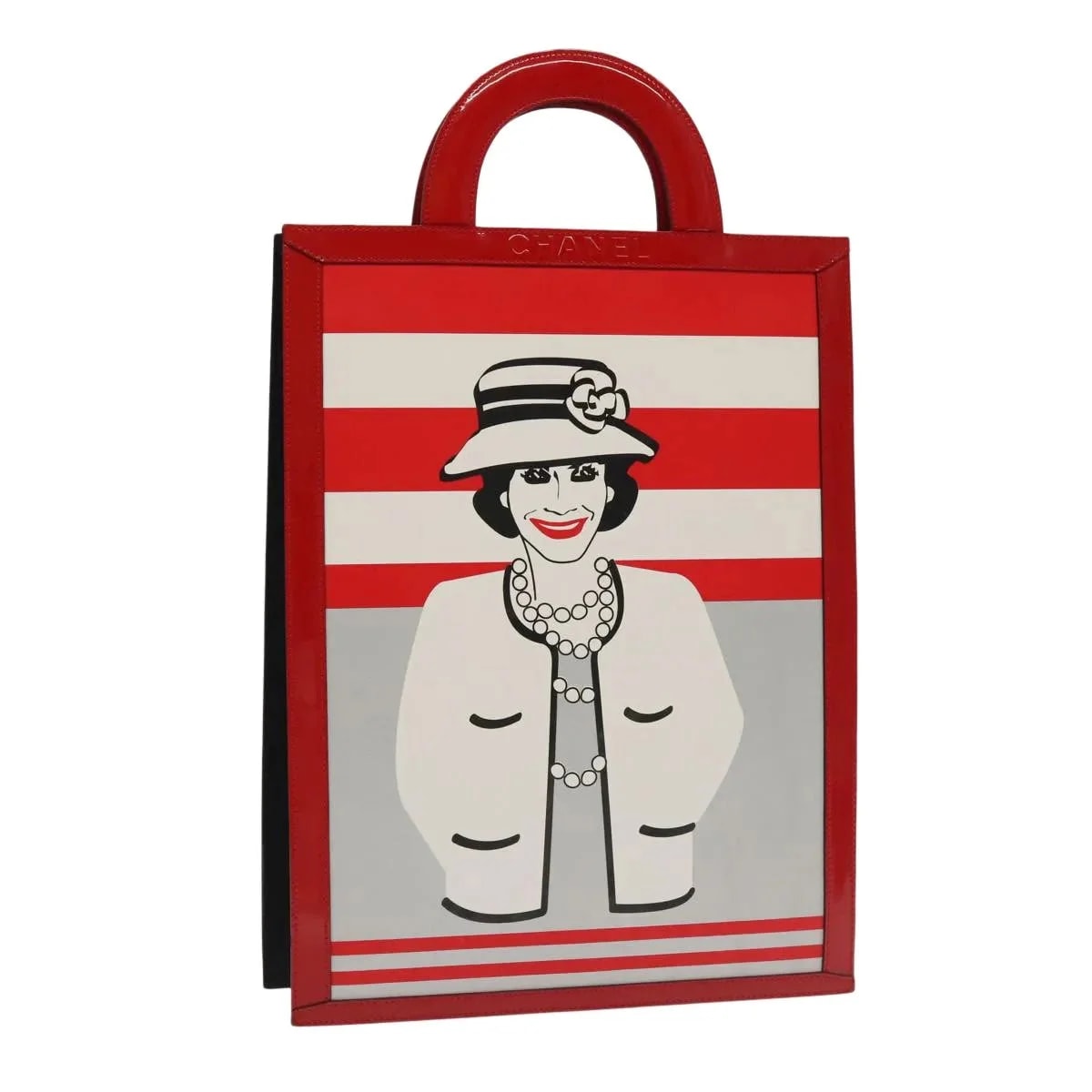 Chanel — Chanel Portrait Printed and — Handbag — resale