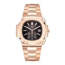 Patek Philippe — Patek Philippe Nautilus 40MM Brown Index Hour Markers Dial Rose Gold — Watch — resale