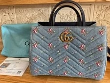 Gucci — Gucci GG Marmont Flower Pattern Hand 789797 — Handbag — resale
