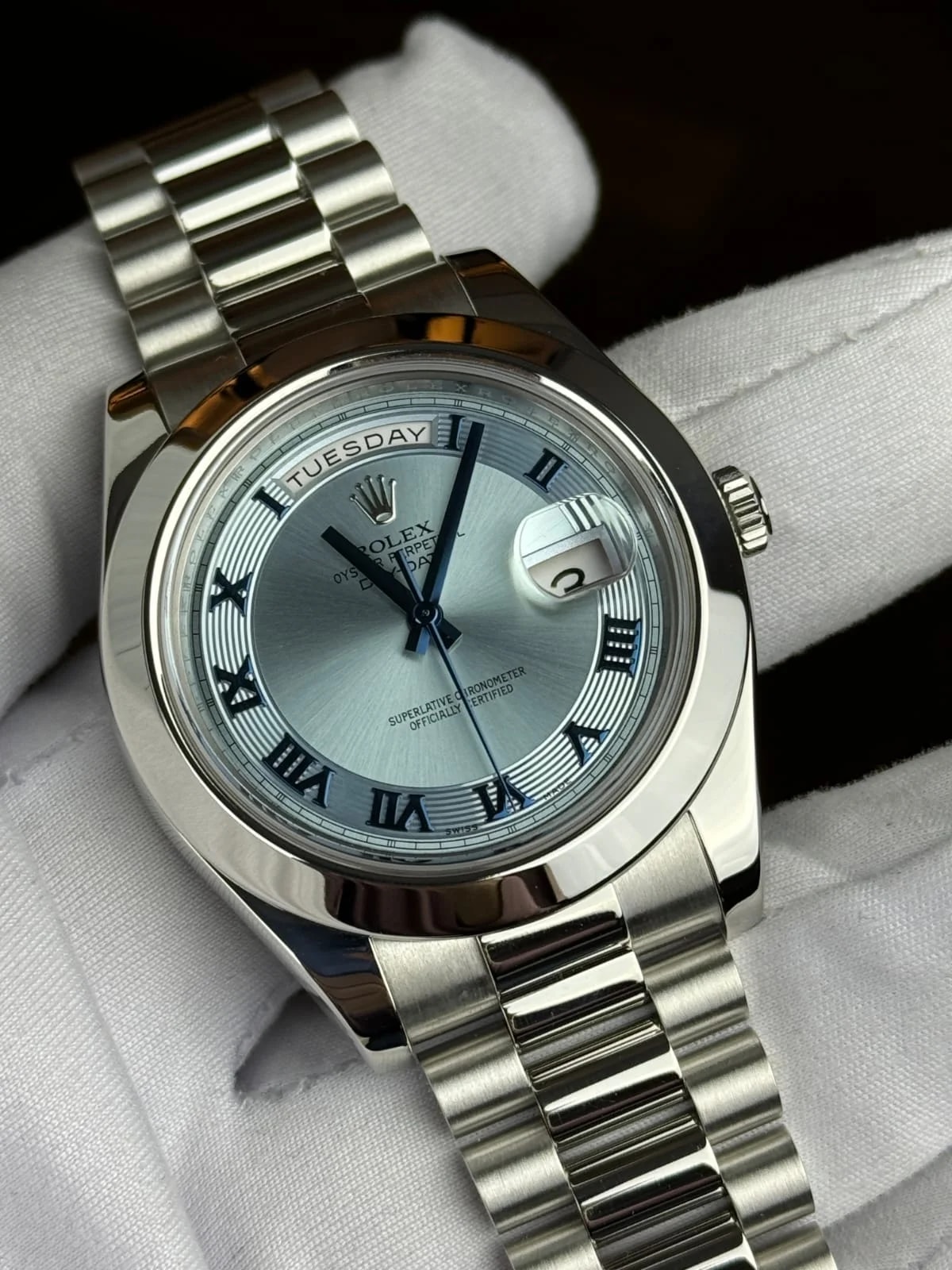 Worldofluxuryus — Rolex Day-Date Platinum — Watch — resale