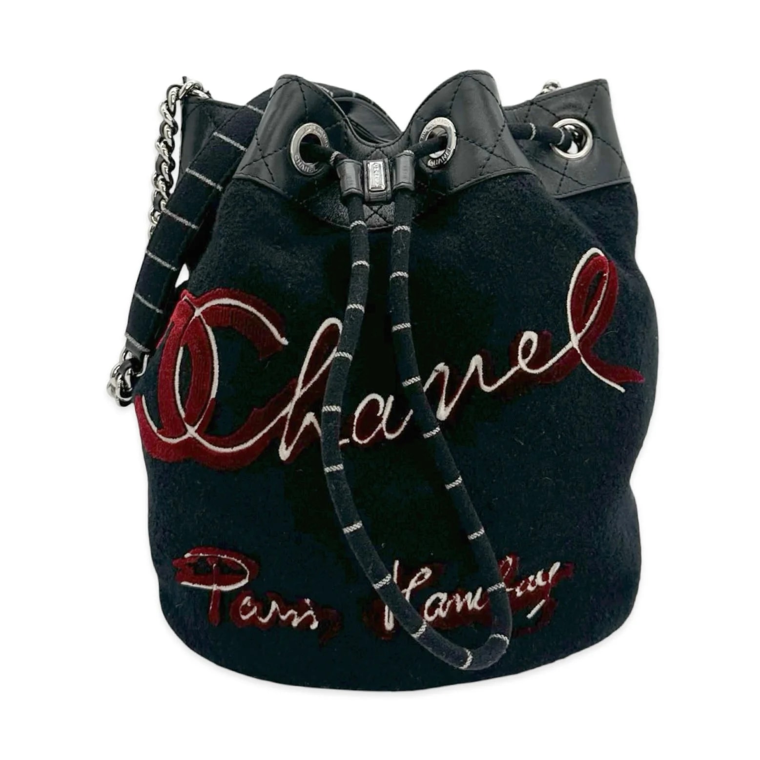 Luv Luxe Scottsdale — Chanel Hamburg Embroidered Bucket — Handbag — resale