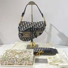 Dior — Dior Saddle Embroidery Letter Medium ww63800 — Handbag — resale