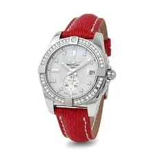 Breitling Galactic 36 A37330 Diamonds Date MOP Dial Steel 36MM ' Automatic