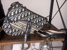 Dior — Dior Saddle Embroidered / Strap — Handbag — resale