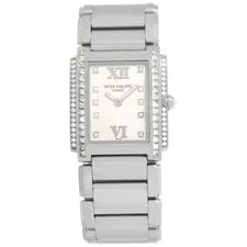 Patek Philippe — Patek Philippe Twenty 4 18k White Gold Diamond Case and Dial 4910/20G 25mm — Watch — resale