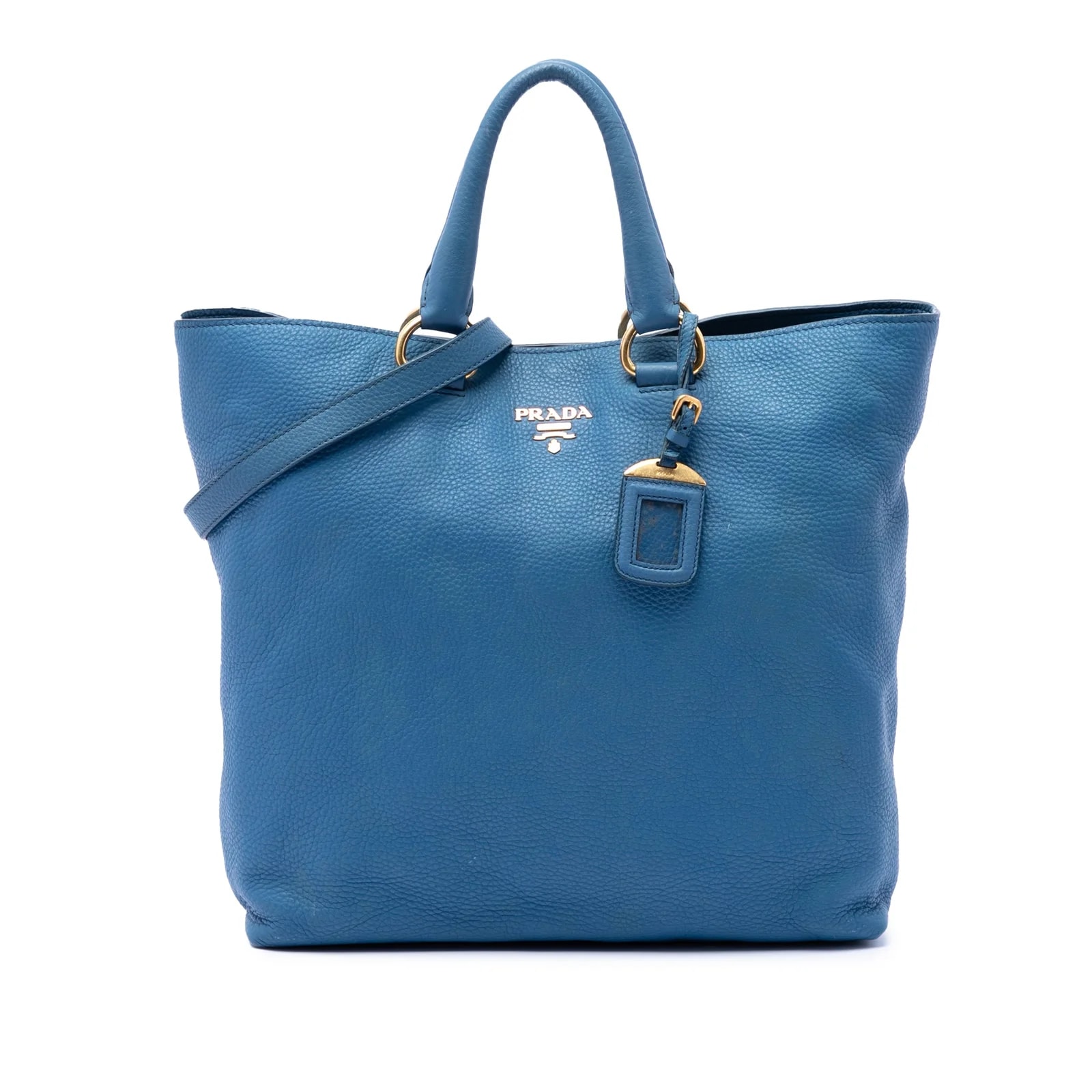 Prada — Vitello Daino Convertible Medium — Handbag — resale