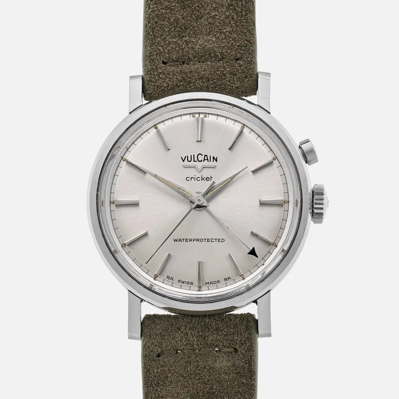 Vulcain — 1960s Vulcain Cricket — Watch — resale