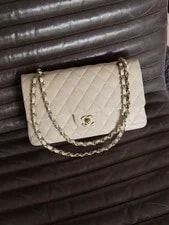 Chanel — Chanel Medium Classic Double Flap in With — Handbag — resale