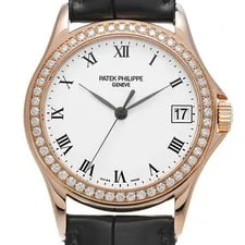 Patek Philippe — Patek Philippe Calatrava 5108R-010 White Dial Rose Gold Automatic #W117 — Watch — resale