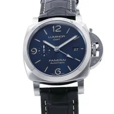 Panerai — Panerai Luminor PAM01033 Stainless Steel / Leather 44mm Blue Dial 1950 #TZW270 — Watch — resale