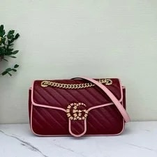 Gucci — Gucci GG Marmont Series Marmont Logo Color-Blocked - Very Good #VS0HLX — Handbag — resale