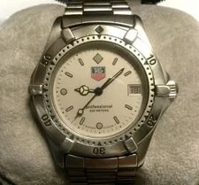 Tag Heuer — TAG Heuer 2000 Professional Grey Dial Swiss Made Stainless Case & Band — Watch — resale