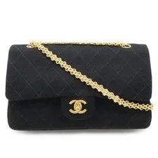 Chanel — Chanel Matelasse 25 Double Flap Coco Mark Flower Chain — Handbag — resale