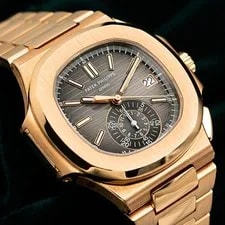 Patek Philippe — Patek Philippe Nautilus 40.5 Mm Black Dial Rose Gold Full SET 5980/1R-001 — Watch — resale