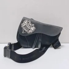 Dior — Dior X Kwas Saddle Flap Crossbody Auth — Handbag — resale