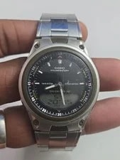 Casio — Casio Illuminator Quartz Blue Dial AW-80 Japan Works See Pics — Watch — resale