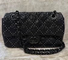 Chanel — Chanel Paris Dallas Studded Flap Metiers D'Art 2014 Crumpled So — Handbag — resale