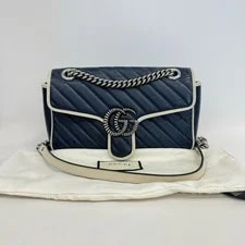 Gucci — Gucci GG Marmont 26 Quilted /Crossbody — Handbag — resale