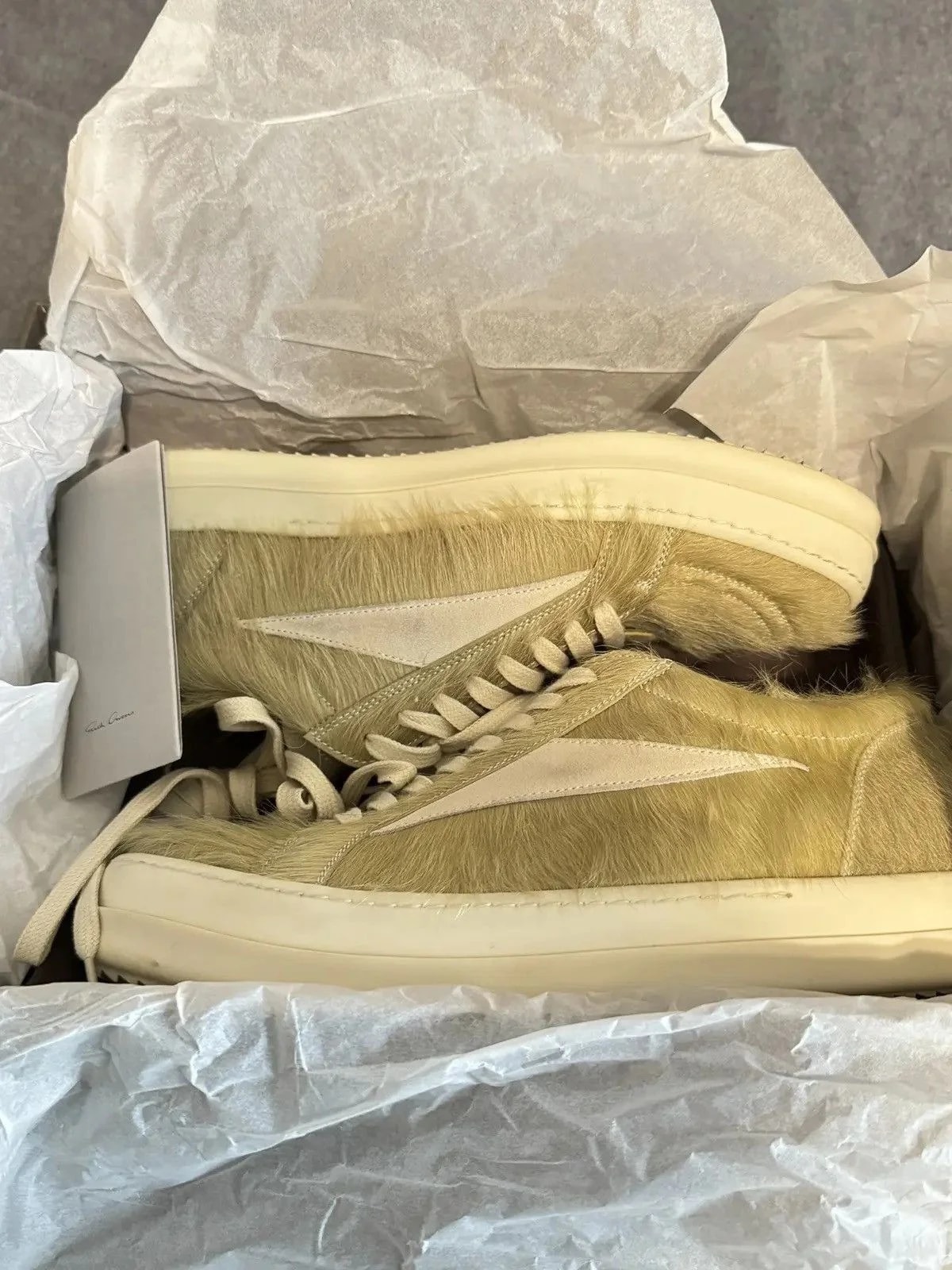 Rick Owens — Rick Owens Main Line Low Top Vans “Grinch” — Sneaker — resale