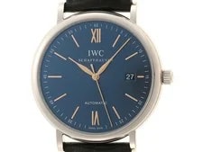 IWC — IWC IW356523 Portofino AutomaticWatches Blue Dial SS/Genuine Leather【472】 — Watch — resale